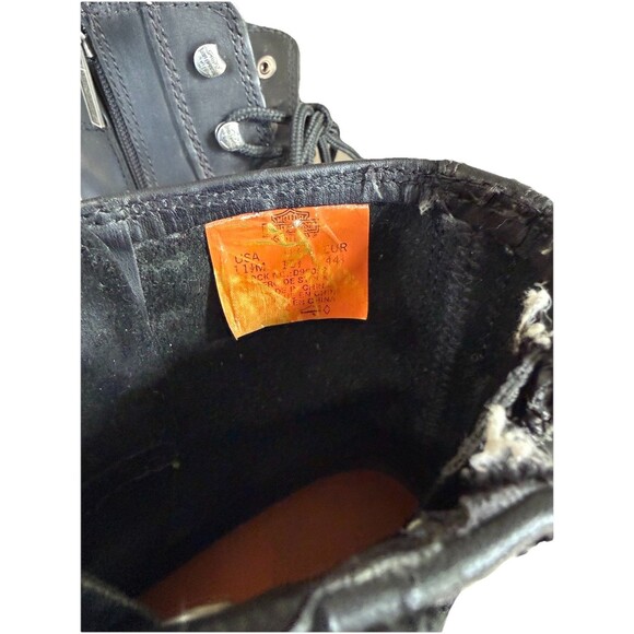 Harley-Davidson Size 11.5 Charles Genuine Black Leather Motorcycle Boots main image 9